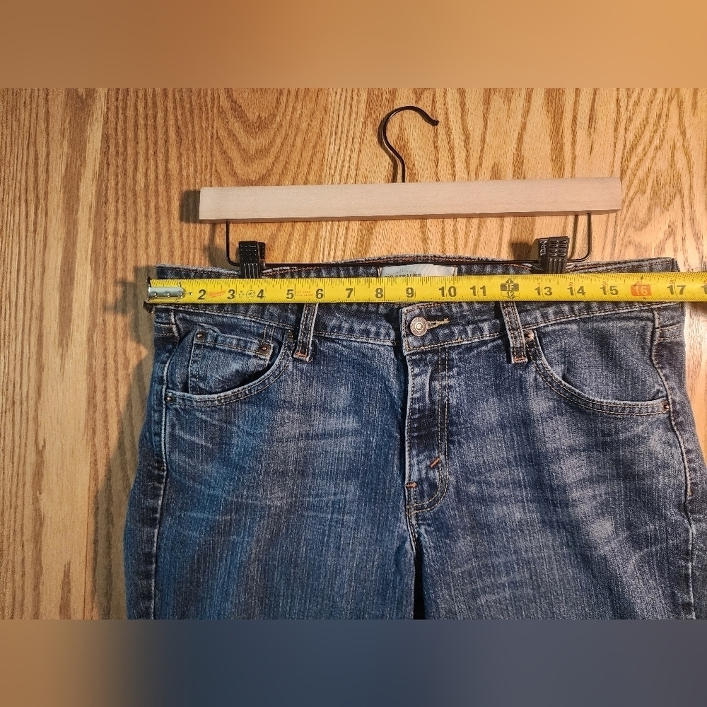 Levi Strauss Signature Jeans Low Rise Bootcut Misses 12 LONG Y2K Vintage Levis - Picture 5 of 14